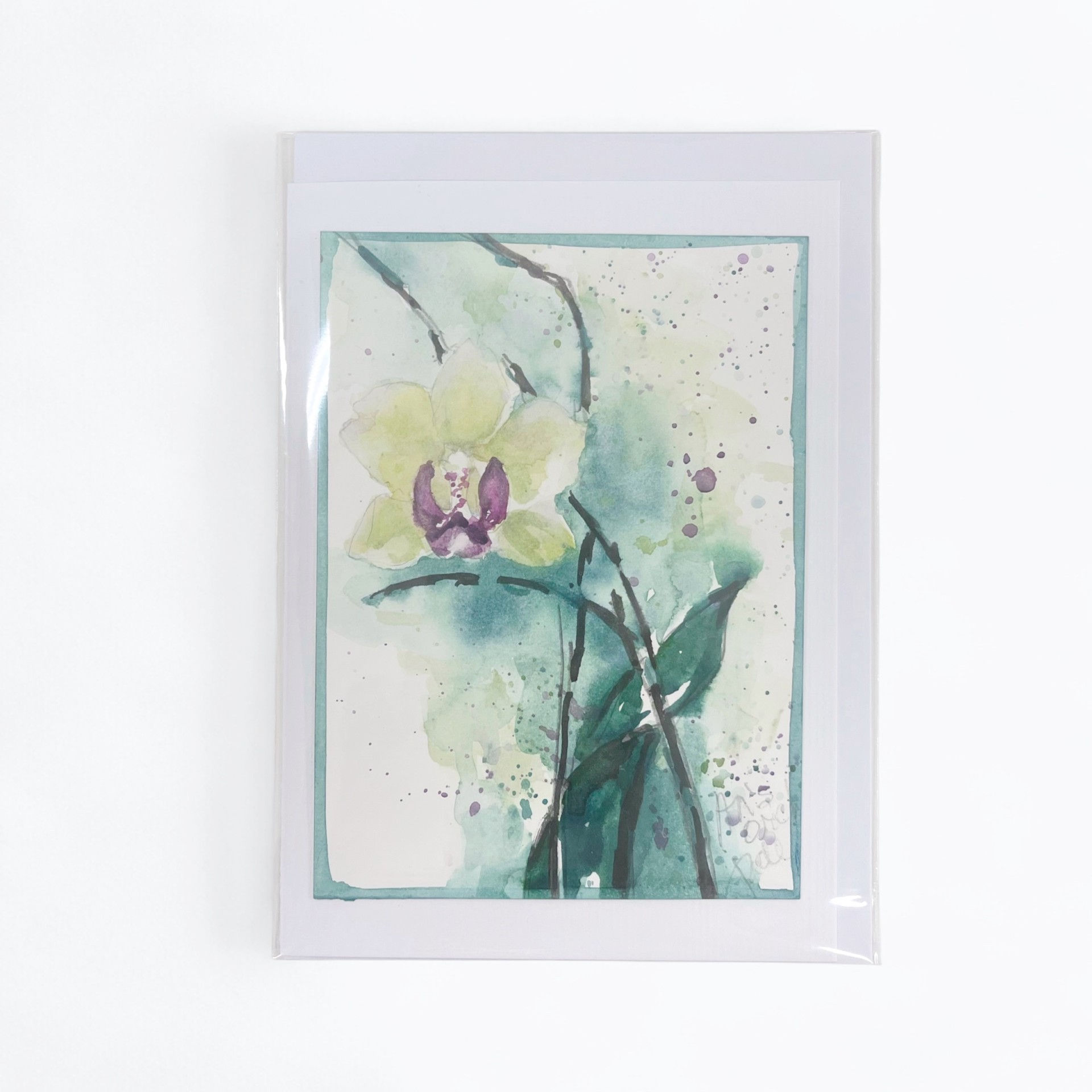 Art Card - Orchid Series 2, 5" x 7"