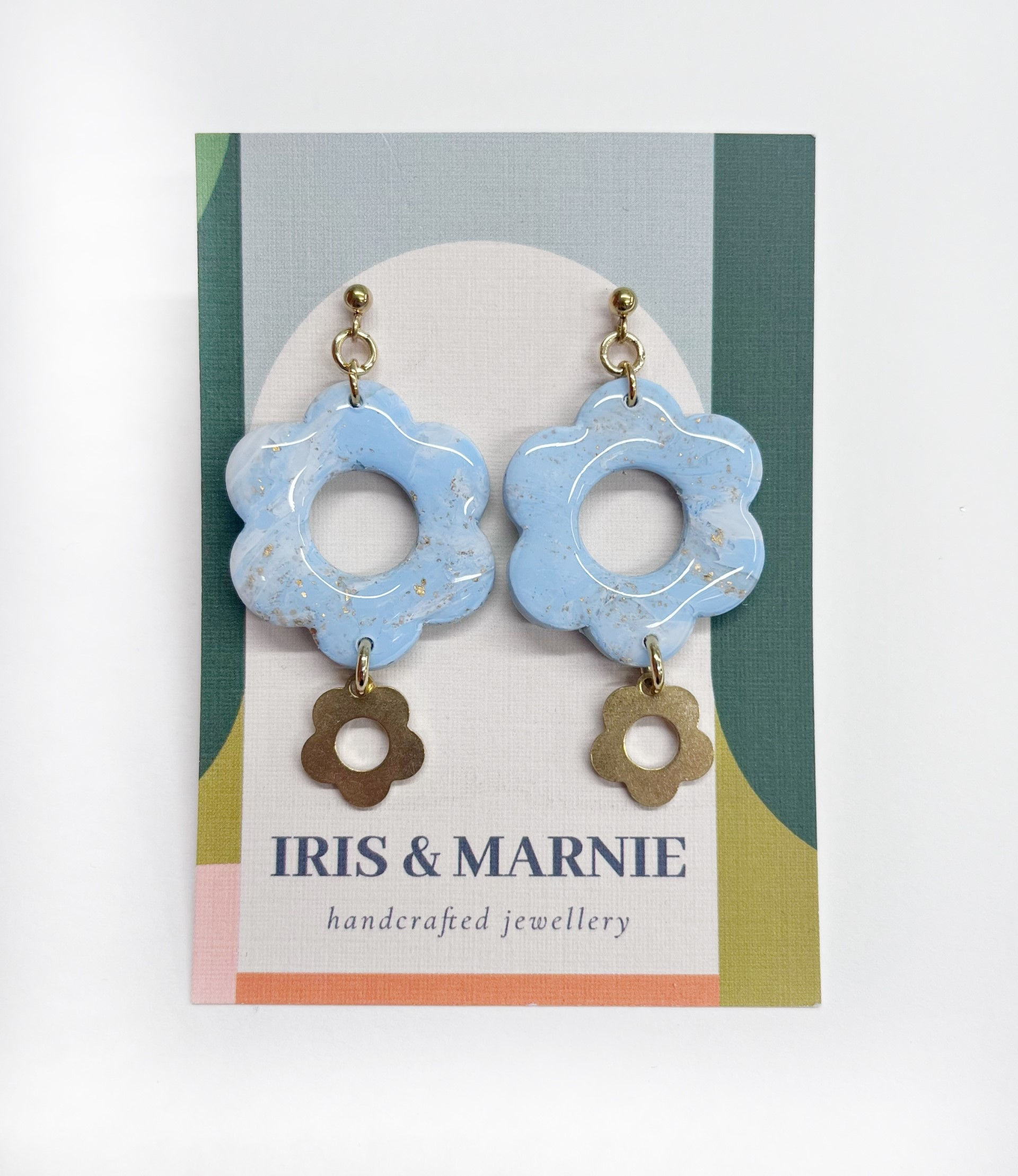 Earrings - Lavender Flowers