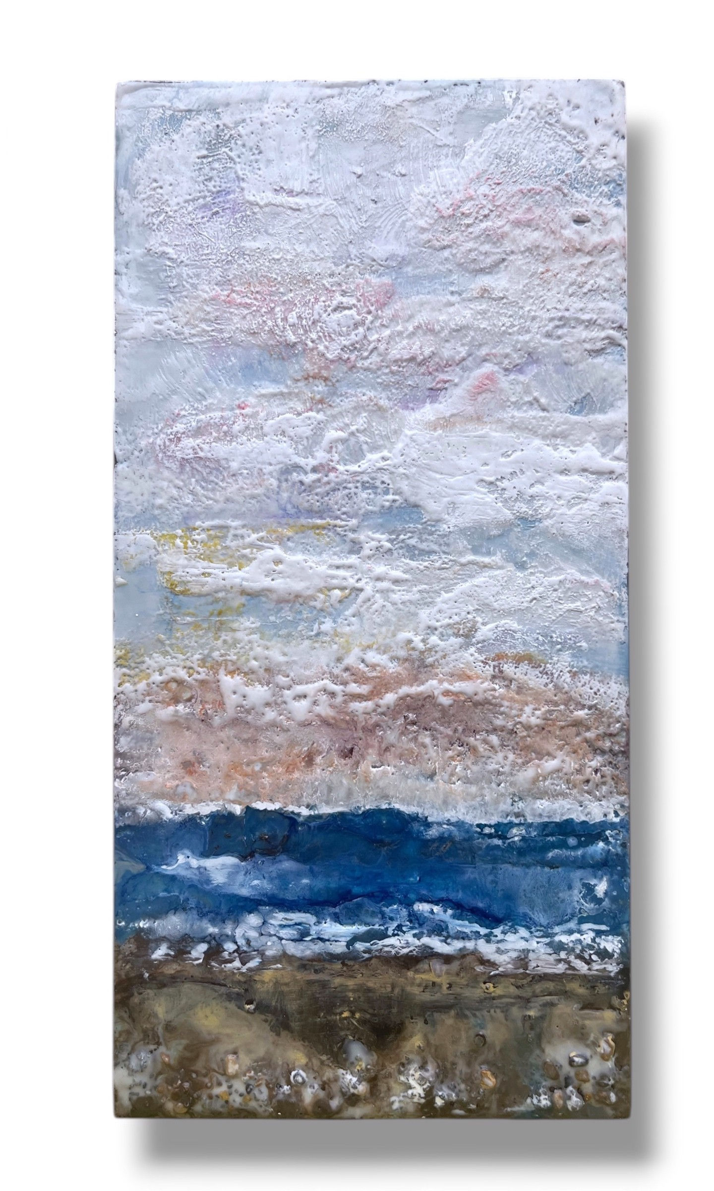 Blush Over The Sea, 6" x 12"