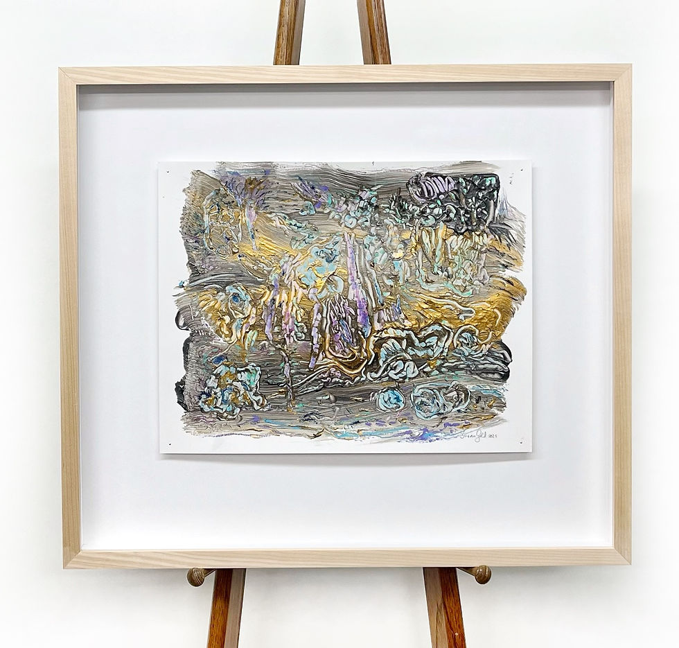 Thumbnail: I Am Still (T)here 1, 19" x 21"