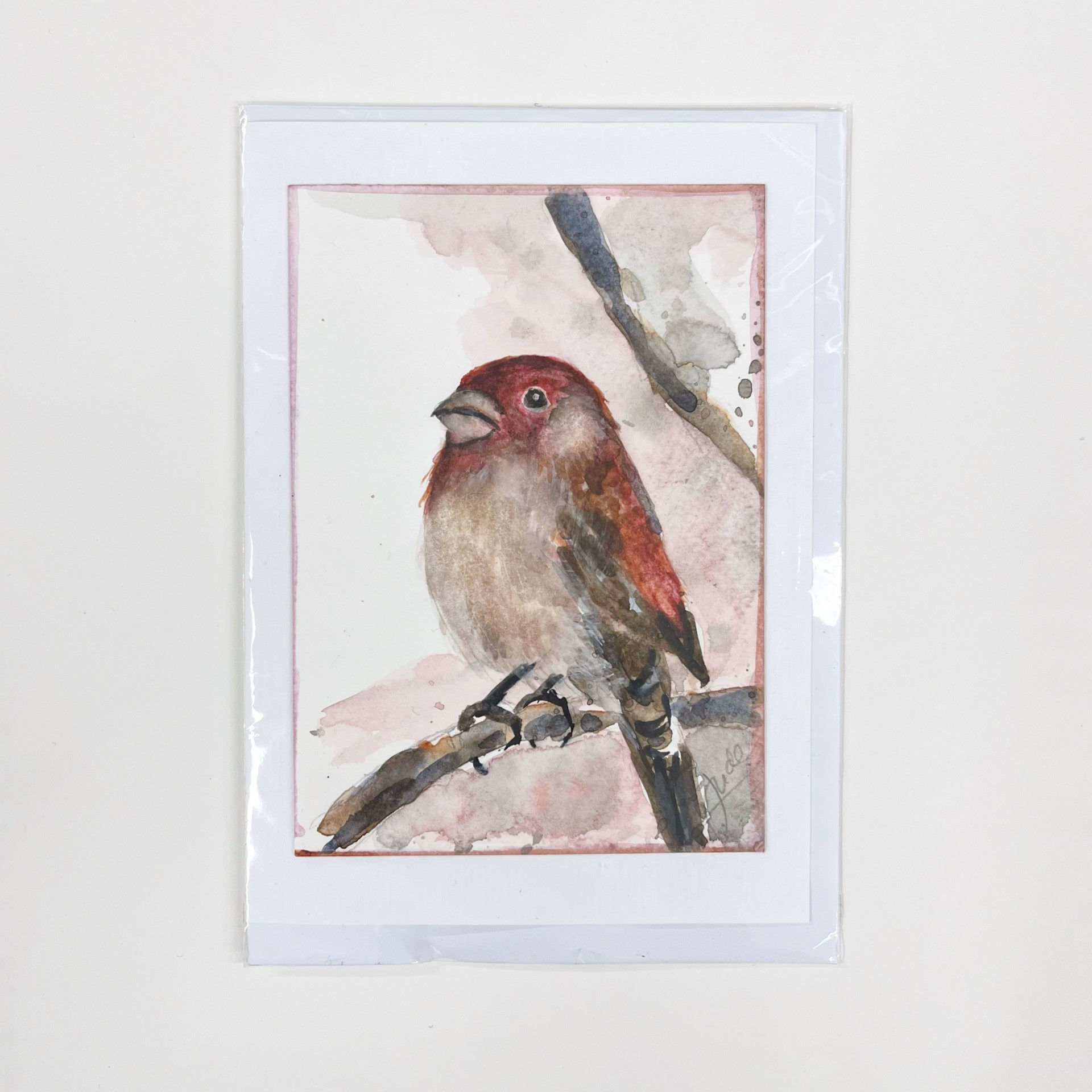 Art Card - Finch 1, 5" x 7"