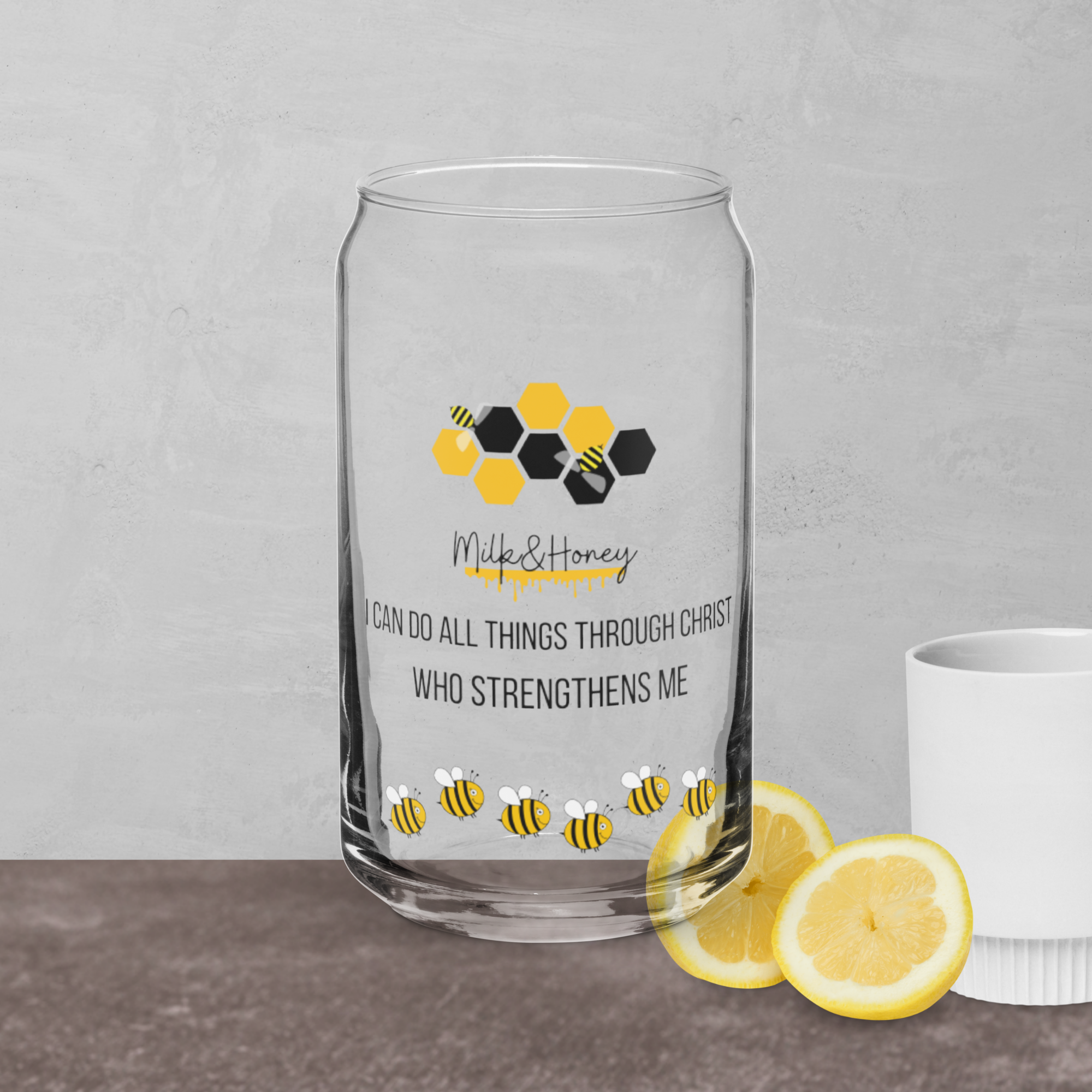 Can-shaped glass