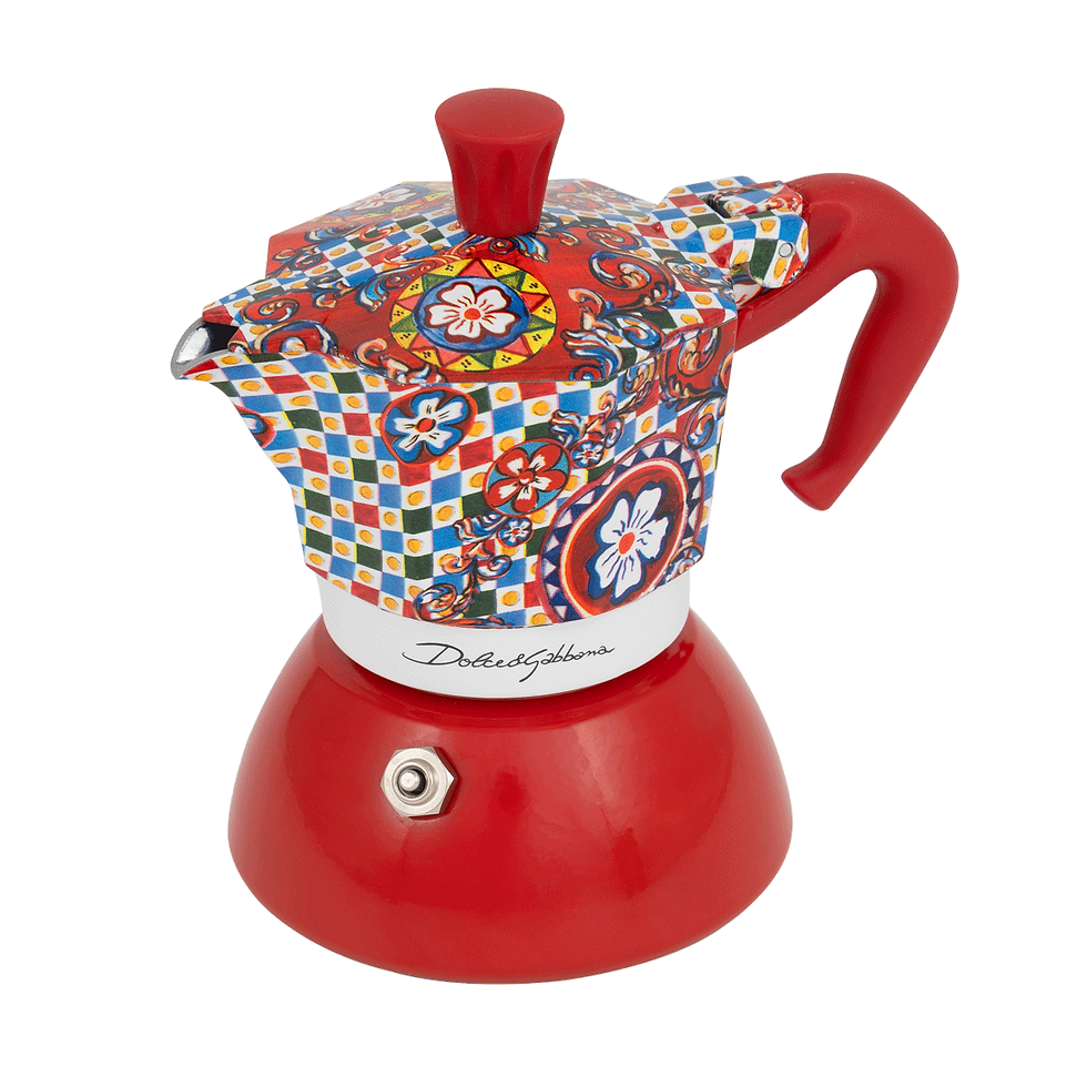 Thumbnail: Bialetti x Dolce & Gabbana Sicilian Cart Moka Induction Special Edition Moka Pot