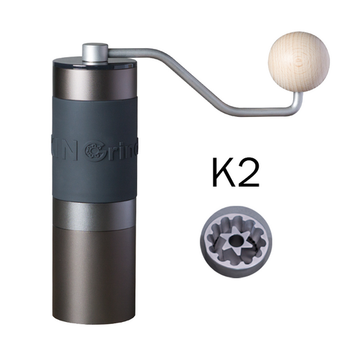 Kingrinder Heavy Duty Precision Manual Hand Grinder K2 aluminum cup