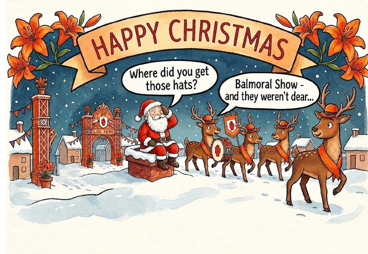 Christmas Card 2026 - Santa & His Reindeers