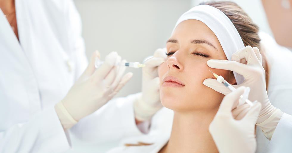 patient getting skinbooster injection