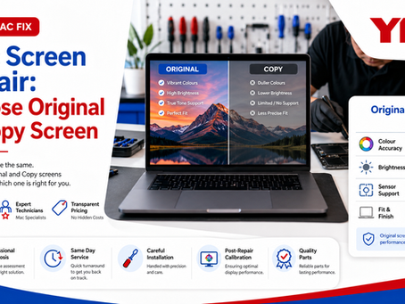 Mac Screen Repair: Choose Original or Copy Screen