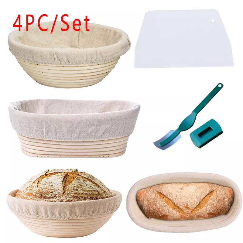 Handmade Rattan Bread Banneton Basket