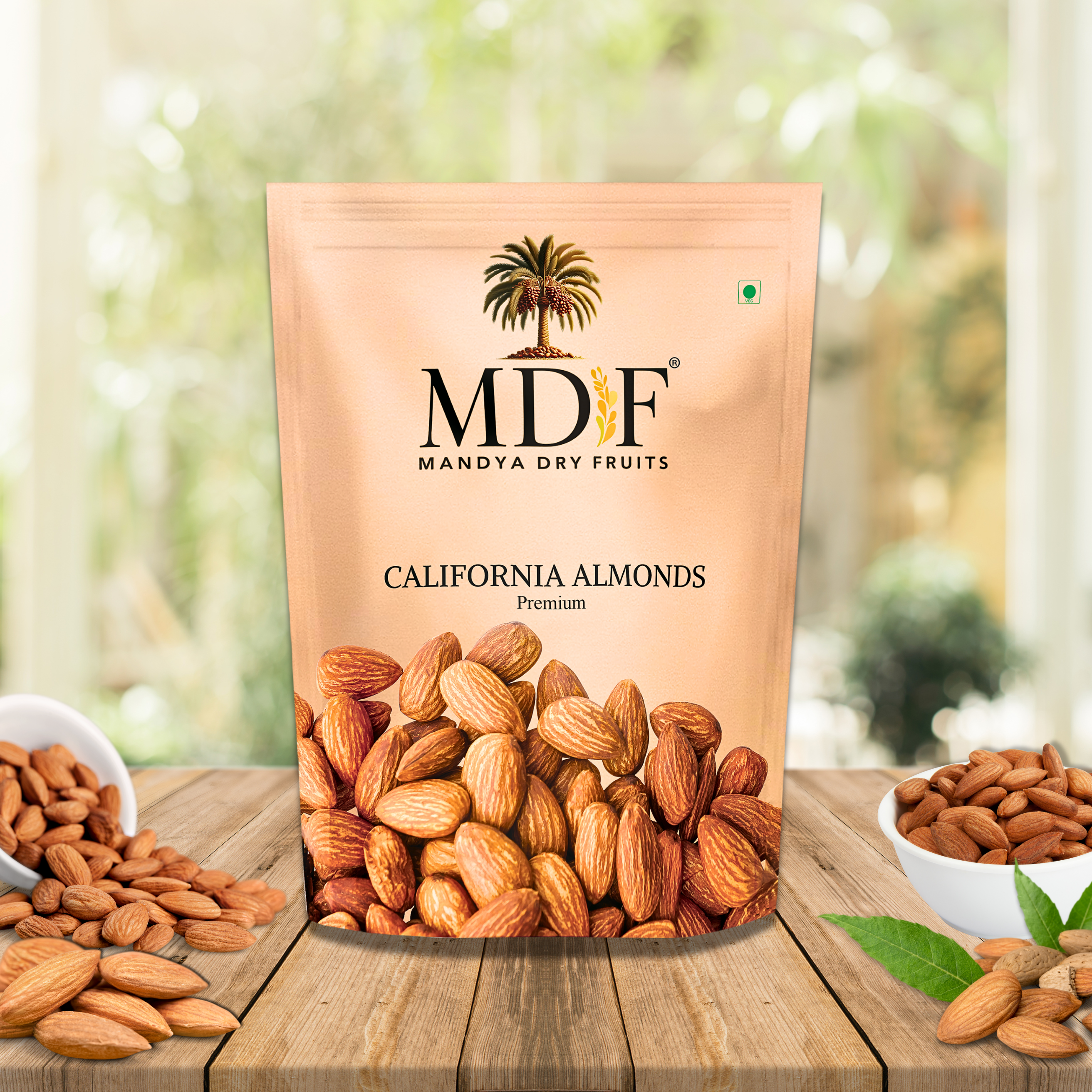 California Almonds (Hand Picked) | 250g, 500g, 1 Kg | Premium Product by MDF