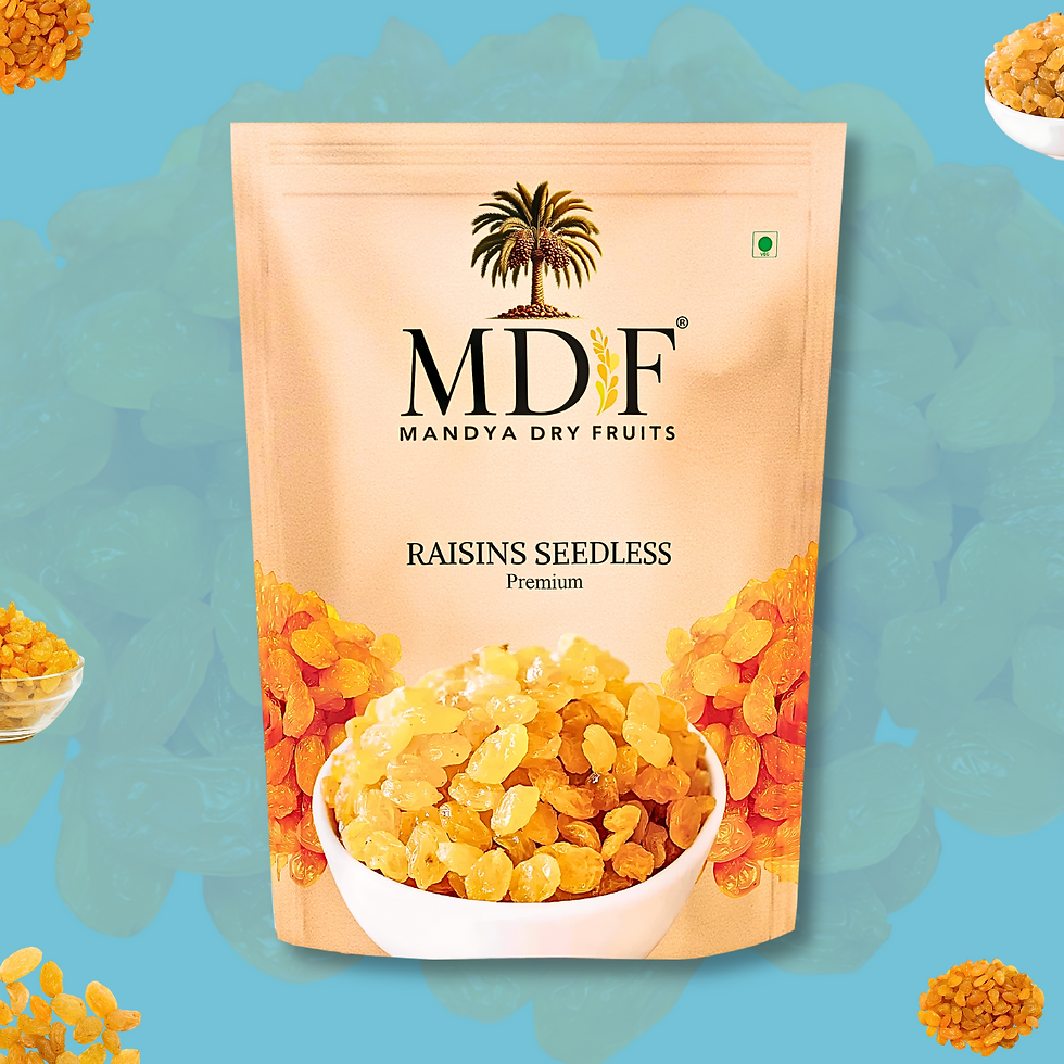 Thumbnail: Indian Brown Raisins (Munakka) | 250g, 500g, 1 Kg | Premium Product by MDF