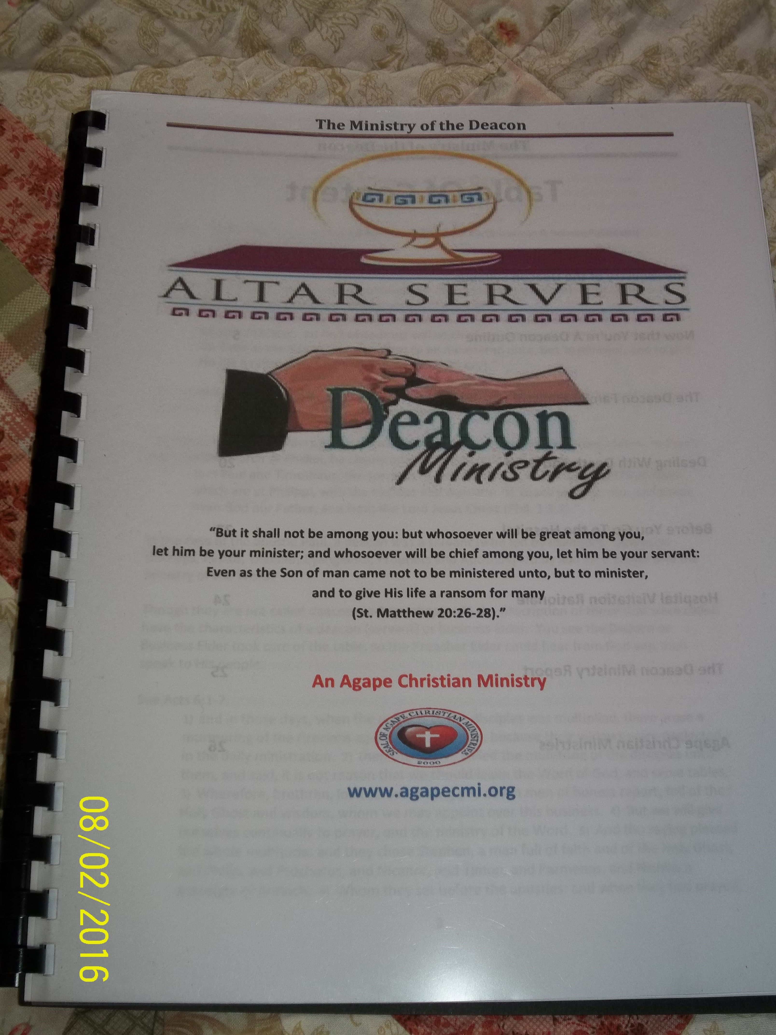 The Ministry of the Deacon