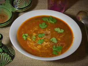 Bouillon comme une Chorba nord-africaine