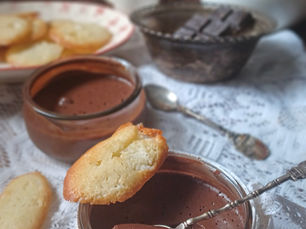 🍫 Mousse au Chocolat à l'Ancienne & Langues de Chat Maison 🍪