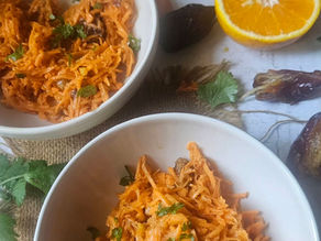 🥕 Salade de carottes, dattes & citron confit