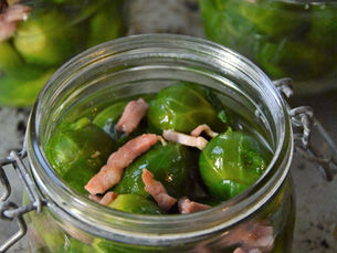 Conserves de choux de Bruxelles