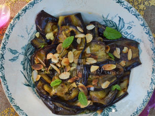 Salade d'aubergine à l'orientale