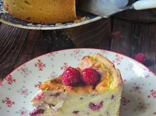 🍮 Flan pâtissier aux framboises