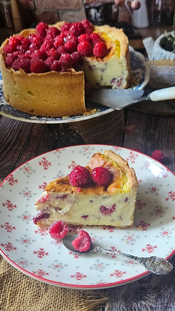 🍮 Flan pâtissier aux framboises