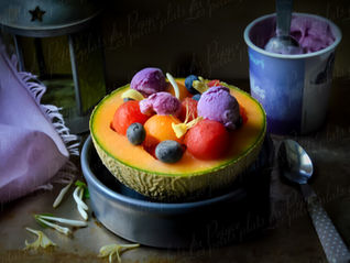 🍈 Fresh bowl : salade de melons au frozen yoghurt