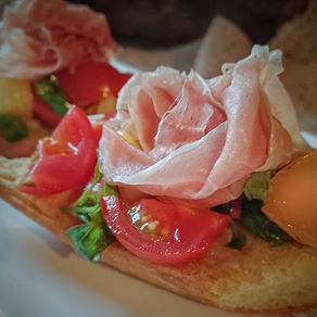 🌞 Bruschetta aux tomates cerises et jambon de pays