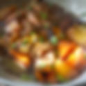 Marmite de poulet Halloween à la courge butternut