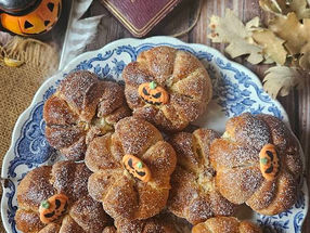 🎃Buns citrouilles au chocolat – La douceur ensorcelée d’Halloween