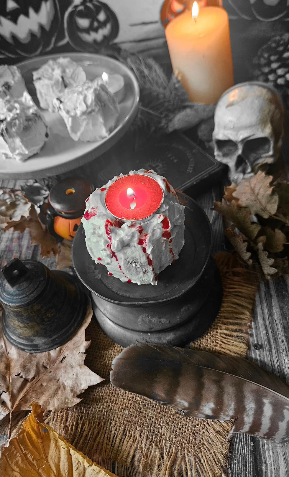 🎃 Cupcakes Bougie d’Halloween : des Candle Cakes effrayamment gourmands !