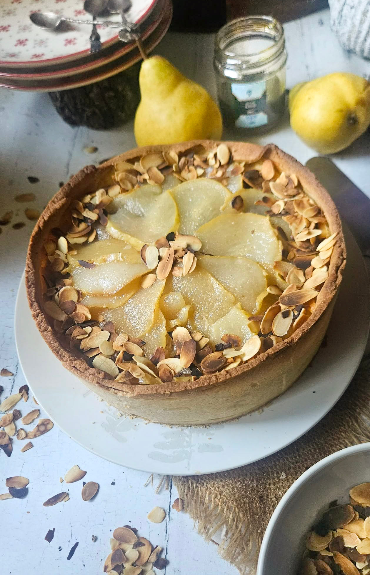 flan pâtissier aux poires