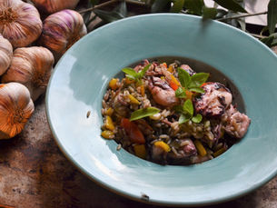 🌞 Riz aux encornets à la méridionale — saveurs du Sud