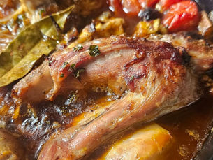 📝 Lapin à la provençale, légumes de l'été & marjolaine sauvage