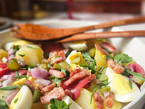 🥔 Salade de pommes de terre façon paysanne gersoise 🌿🥚🥓