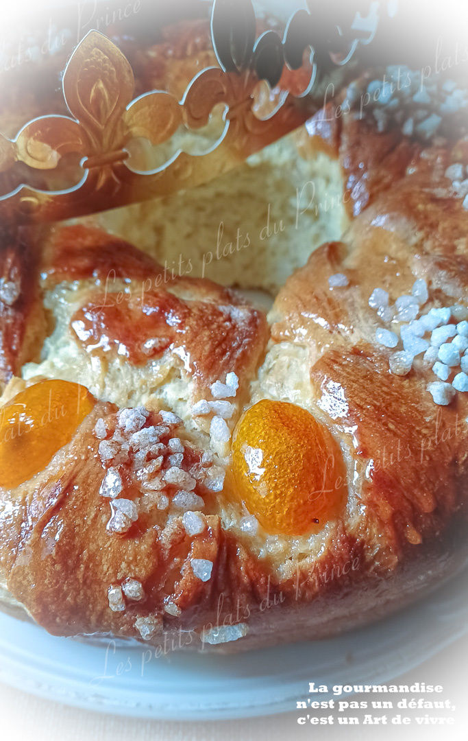 brioche des rois aux kumquats confits