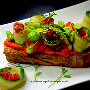 🥪 Tartine estivale au poivron rouge