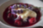 Soupe de cerise glace lavande