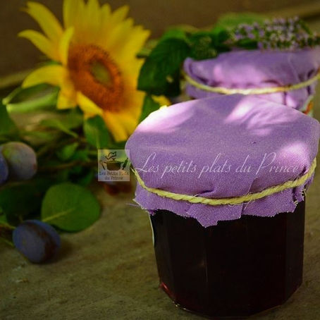 🟣 Confiture de prunes violettes à la menthe