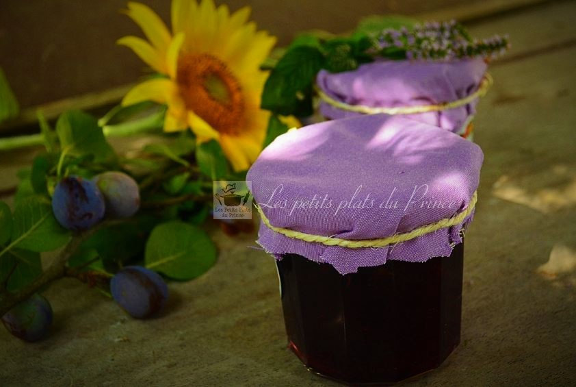 🟣 Confiture de prunes violettes à la menthe