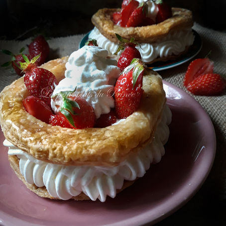 🍓 Feuilletés chantilly & fraises marinées