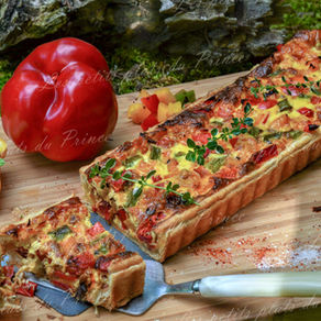 🌶️ Tarte aux poivrons façon Tchouchouka