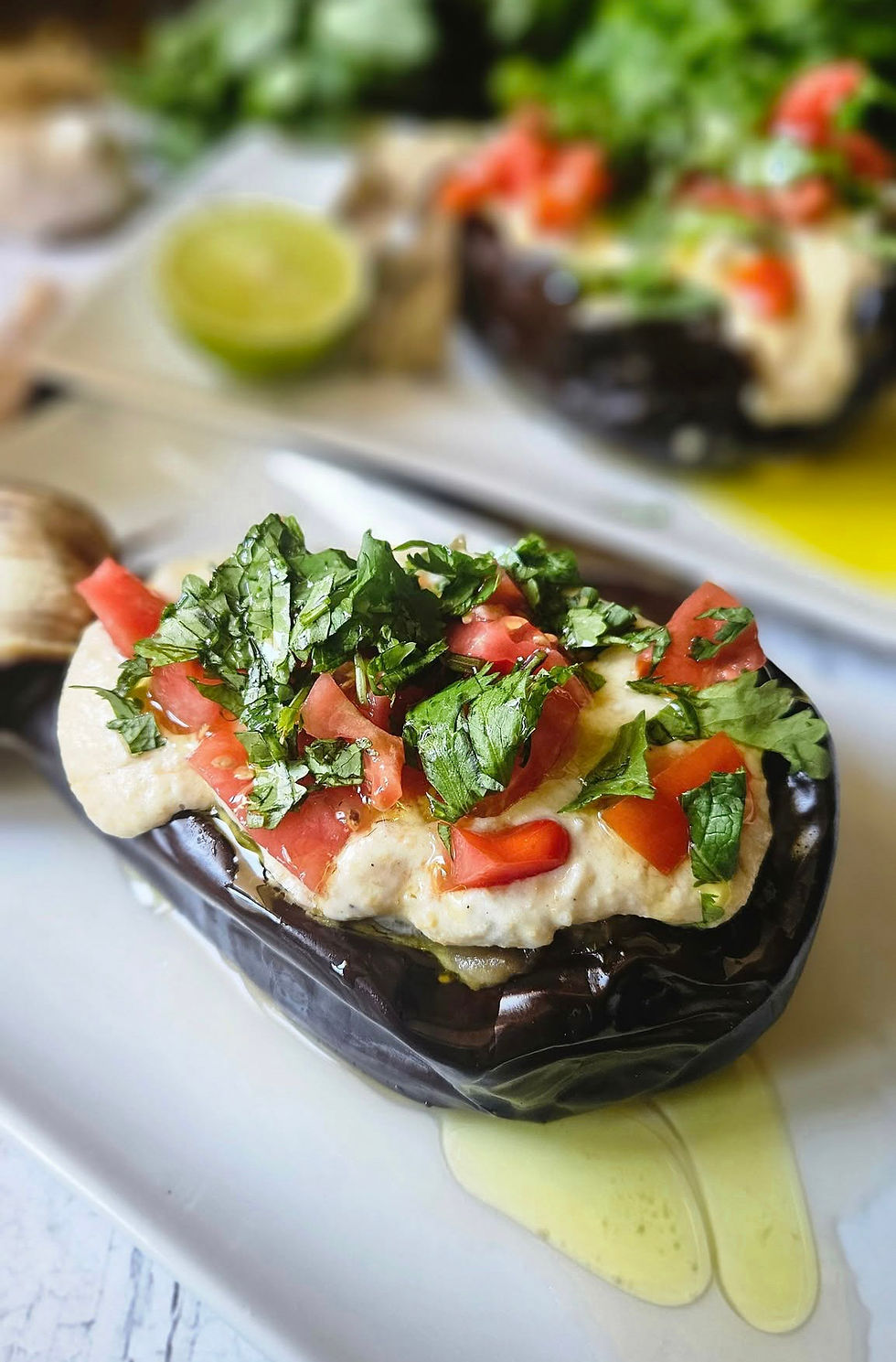 crémeux d'aubergine