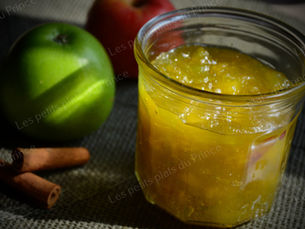 Confiture de pommes façon tarte Tatin
