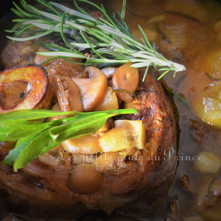 🍯 Jarret de veau confit au four, miel & épices