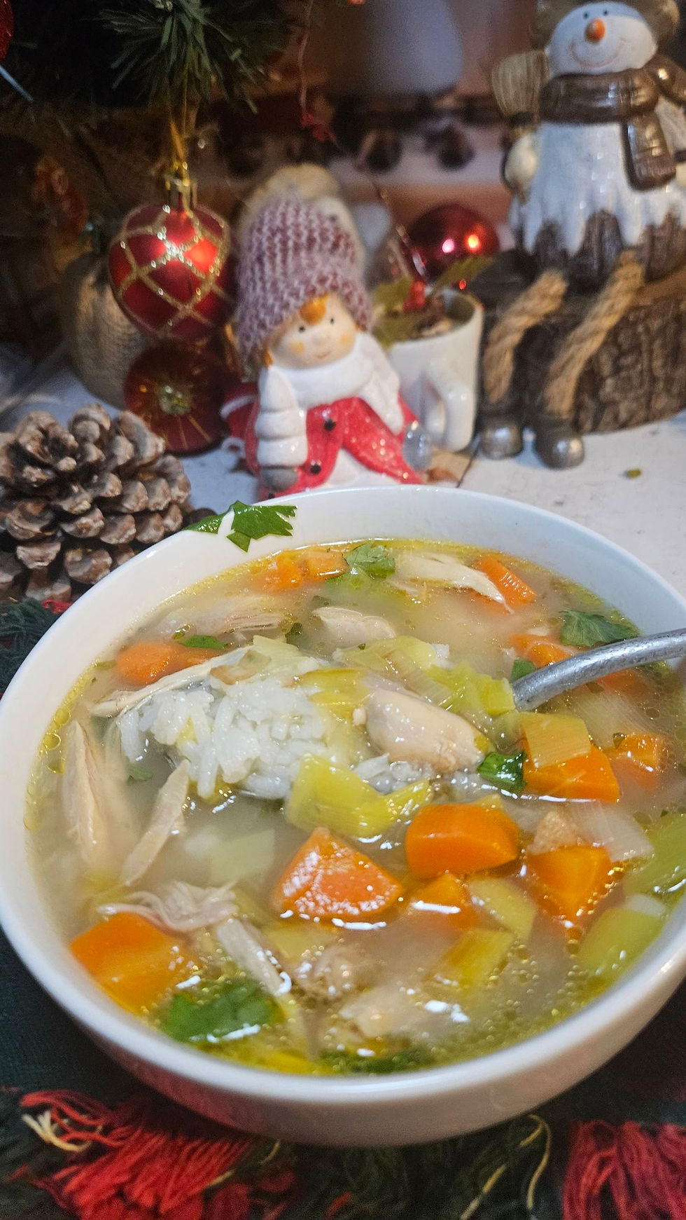 🐓 Soupe au riz des campagnes : le bouillon réconfortant de nos grands-mères