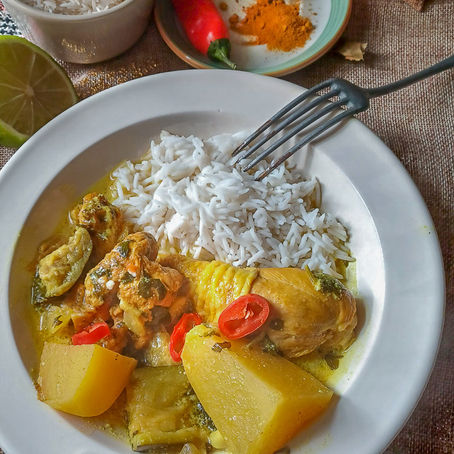 🌴 Colombo de poulet : la recette antillaise transmise par une amie Martiniquaise