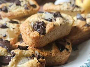 🍐🍫 Mini cakes poire & chocolat noir : le duo irrésistible pour les goûters d’automne