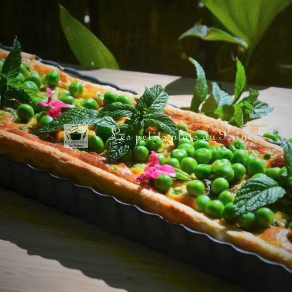 tarte petits pois