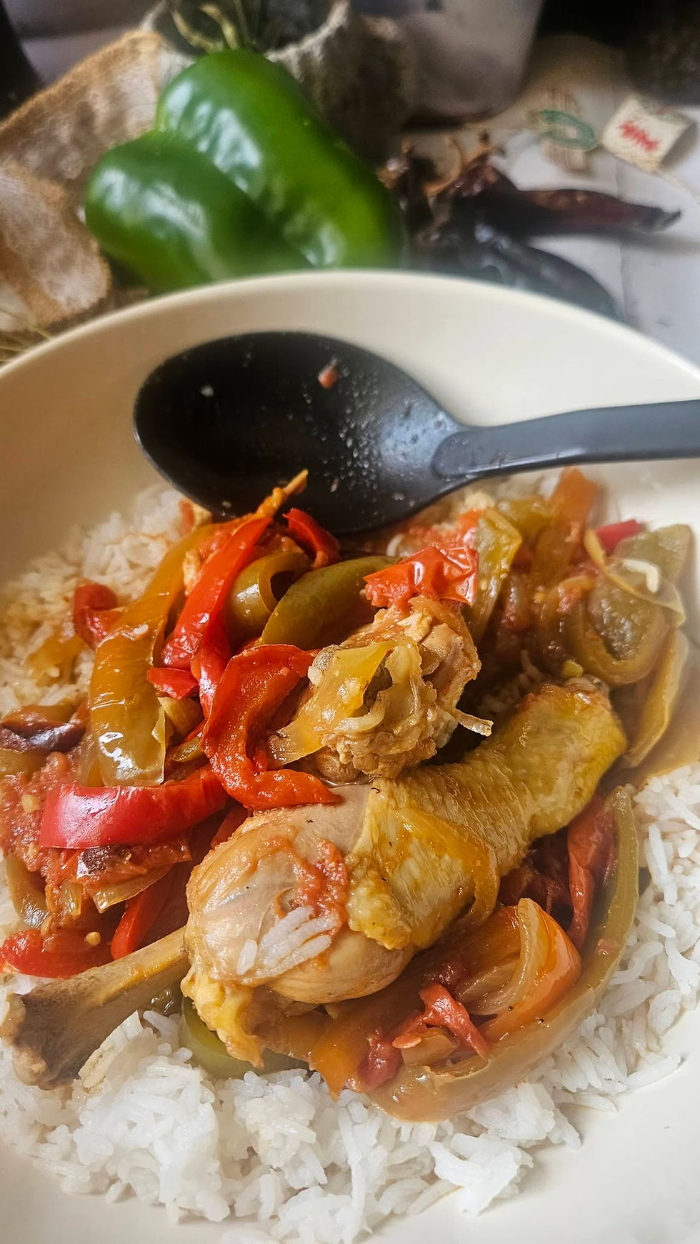 Poulet basquaise