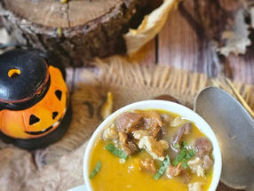 🎃 Velouté de potimarron et châtaignes : une douceur automnale pour Halloween cocooning