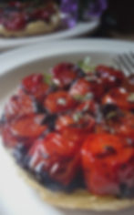 Tatin de tomates cerises