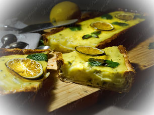Tarte au citron et menthe façon Mojito