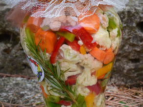 Pickles de légumes - défi Cuisine multicolore